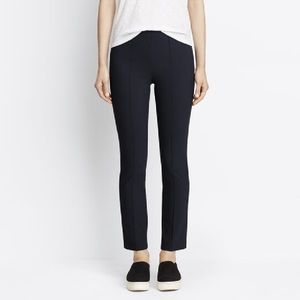 VINCE Slim Fit Trouser Pant side zip Navy Sz M
